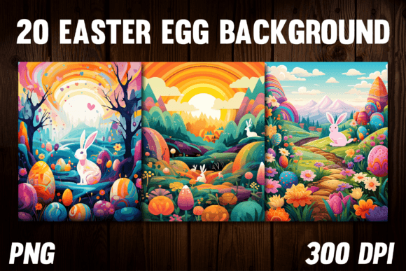 Easter Egg Backgrounds for Covers 3: A Designer's Guide