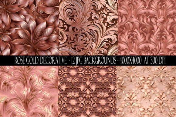 Elevate Your Projects: The Power of Rose Gold Decorative Backgrounds