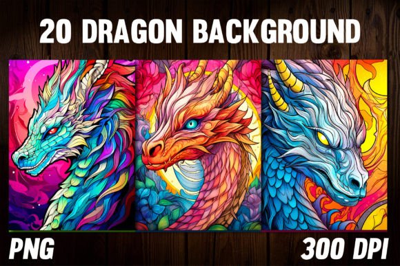 Enchanting Dragon Realms: Beyond the Cover 3 Background