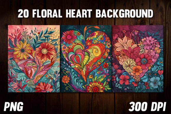 Floral Heart Backgrounds: A Designer's Guide to Romantic Assets