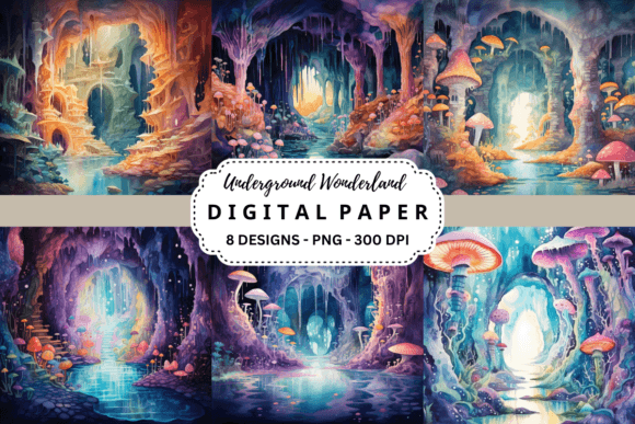 Unlocking the Depths: Creative Uses for Underground Wonderland Backgrounds