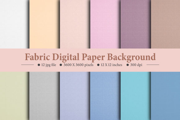 Watercolor Fabric Textures: Digital Paper for Modern Designers
